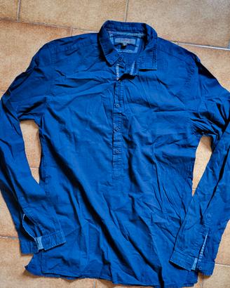 camicia blu 