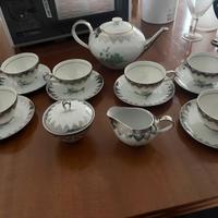 Servizio da tè vintage in porcellana bavarese