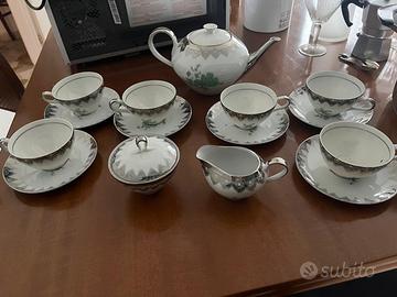 Servizio da tè vintage in porcellana bavarese