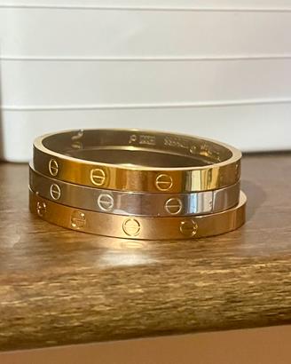 3 bracciali cartier