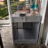 trasportino artigianale da casa per cane