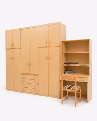 Armadio / comodini + scrivania e libreria