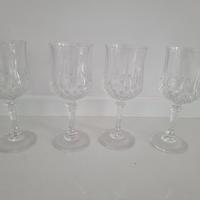 Bicchieri cristallo a calice vintage