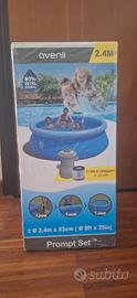piscina + copertura + telo base