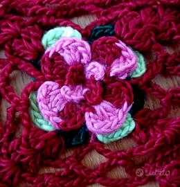 Sciarpa con fiori