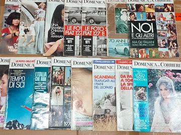 Lotto di 55 riviste vintage italiane.