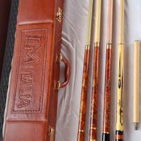 4 stecche LM da biliardo con valigetta in pelle