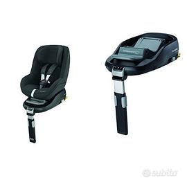 Seggiolino Auto PEARL Gruppo1, Black + Base Isofix