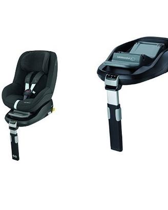 Seggiolino Auto PEARL Gruppo1, Black + Base Isofix