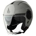 Casco Moto Demi-Jet Mt Helmet VIALE Sv Solid Grigi