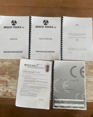 Frese programmate resco per serramenti