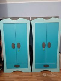 Coppia di mobili guardaroba Ikea