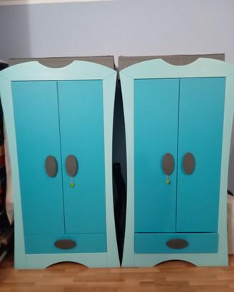 Coppia di mobili guardaroba Ikea