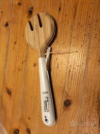 Posate per insalata in bambù 