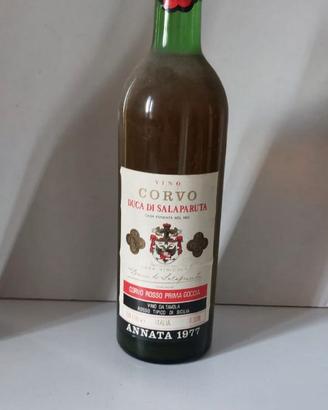 1977 vino Corvo Rosso Duca di Salaparuta