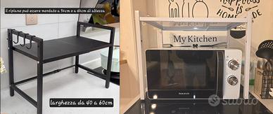 Porta forno Microonde ripiano Cucina rack Livelli