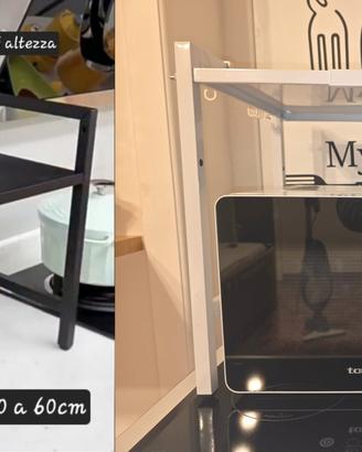 Porta forno Microonde ripiano Cucina rack Livelli