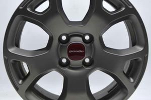 4 cerchi lega fiat panda new cross r15 lt1918
