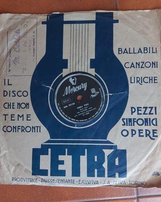 vinile 78 giri " ONLY YOU"  - THE PLATTERS