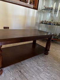 Tavolino da salotto in legno massello