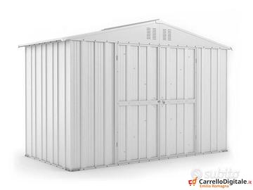 Box giardino lamiera zincata 327x155cm bianco