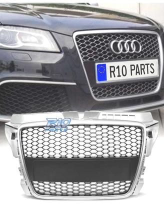GRIGLIA AUDI A3 8P 08-12 LOOK RS3 GRIGIO CHIARO