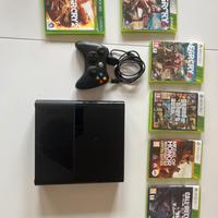 Xbox 360 con 1 controller e 6 giochi originali