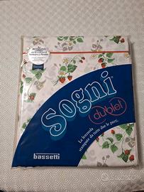 Completo letto matrimoniale, puro cotone, Bassetti