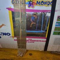 Trampolino elastico da giardino