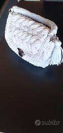 Borsetta uncinetto bianca