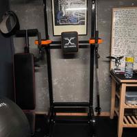 Stazione trazioni, tricipiti addominali