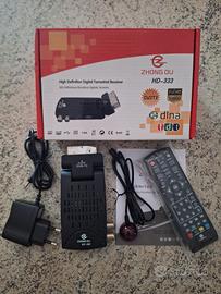 Decoder Digitale terrestre DVB-T2  nuovo 