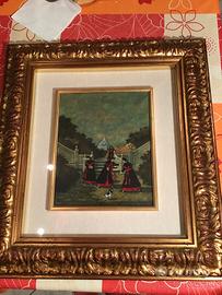 quadro olio su tela Nino Caffè 