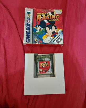 Mickey's racing adventure gameboy color