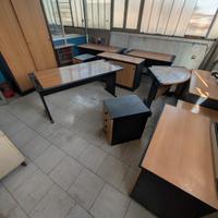 Set mobili da ufficio ferro e legno - 2/3 uffici