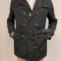 trench milestone blu nuovo mai usato tg 54