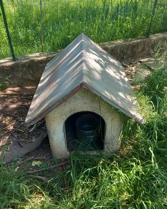 cuccia in cemento per cani taglia grande