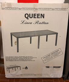 Tavolo esterno rattan allungabile