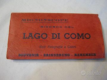 ricordo del lago di como souvenir 12 vedute vintag