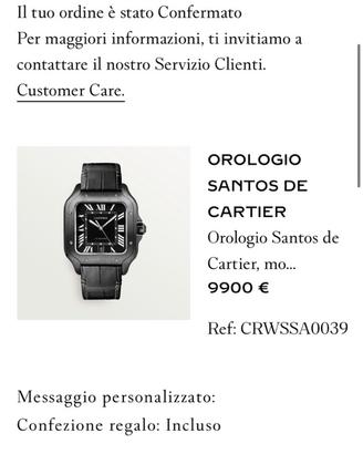 Cartier santos.