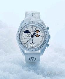 Omega  Swatch Mission To Earthphase Moonshine Gold