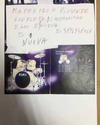 batteria mapex pro m
