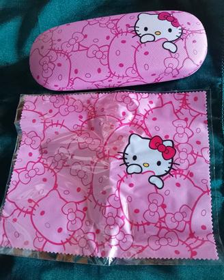 custodia porta occhiali hello kitty
