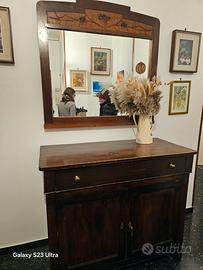 comò più specchio da ingresso