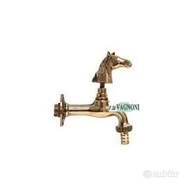 Rubinetto in ottone Testa di Cavallo
