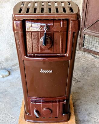 Stufa bruciatutto vintage Zoppas usata anni 50-60