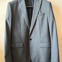 Conpleto gessato giacca e pantalone D&G