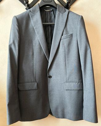 Conpleto gessato giacca e pantalone D&G