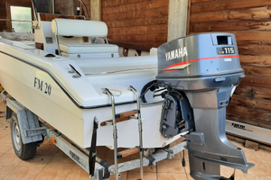 Barca RASCALA FM20 con motore e carrello stradale