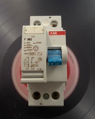 Interruttore differenziale ABB f 362 40a 6000
